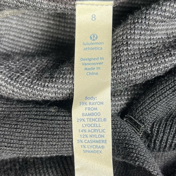 Lululemon Sweater Womens 8 Intuition Sweater Wrap Convertible Cozy Loungewear - Picture 12 of 12